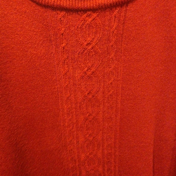 DRESSBARN women's Red Turtleneck sweater size 18/20 - Picture 8 of 10